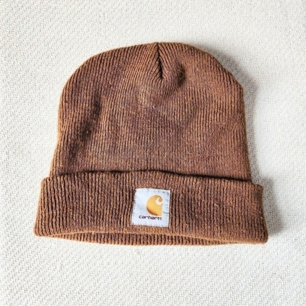Carhartt Tan Beanie, Genderless, One Size